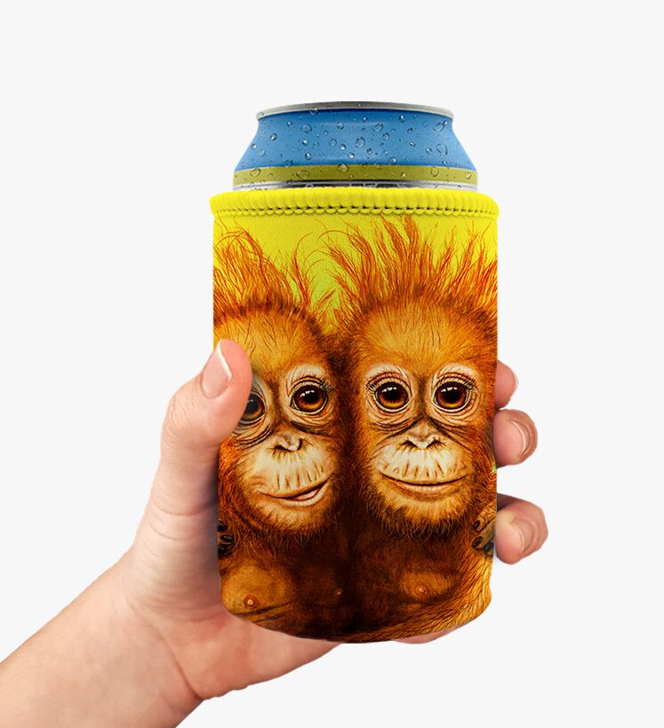 Forever Friends the Orangutans - Stubby Holder - Image 1