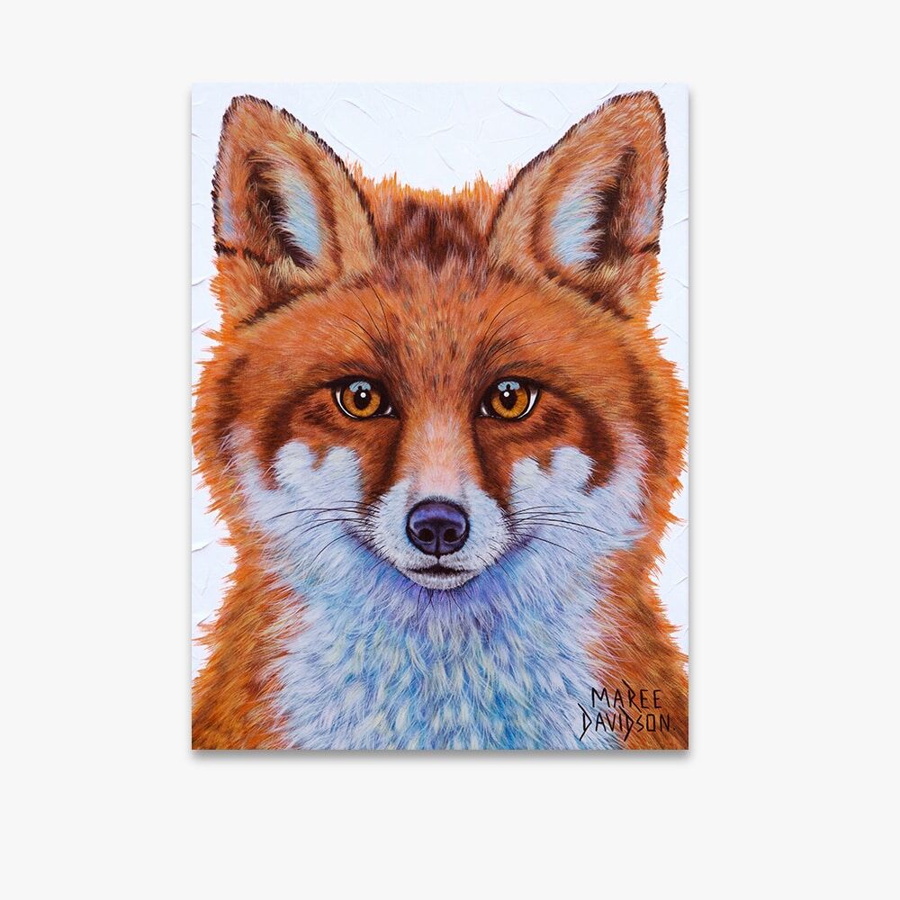 Swift the Little Red Fox - Canvas Print - Image 1