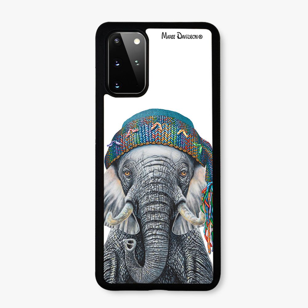 galaxy-s20-front-6.jpg Ronnie the Hippie Elephant - Samsung Case Cover - Image 1