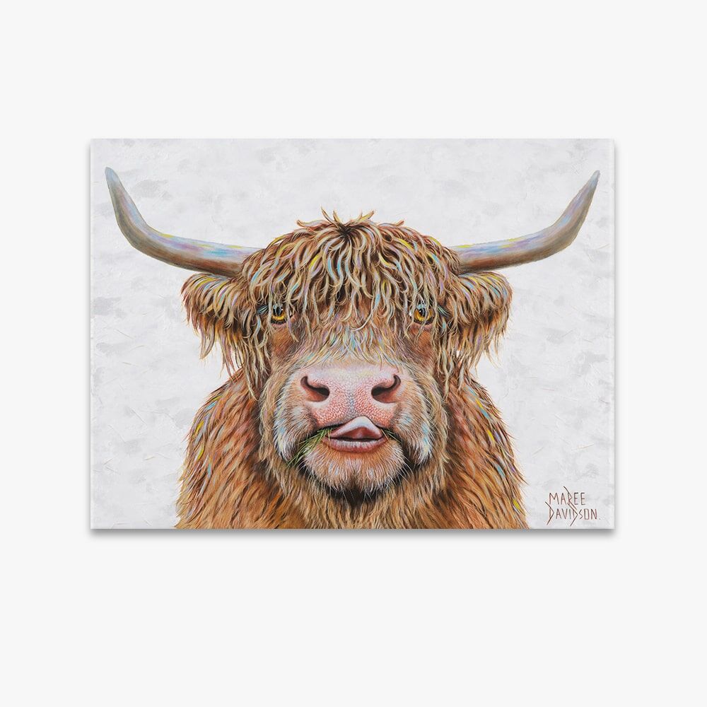 hamish-emb.jpg Hamish the Highland Cow - Original Prints - Image 1