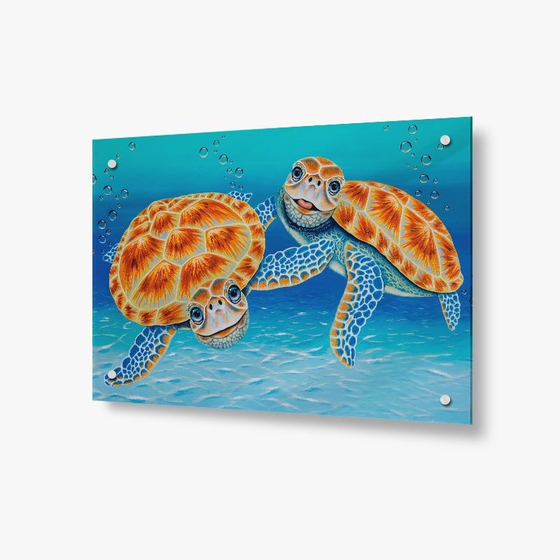 Happy Together the Turtles - Acrylic Glass Panel - Image 1