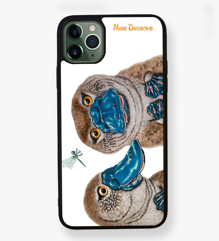 Becky and Bruce the Platypuses - iPhone Case - Image 1