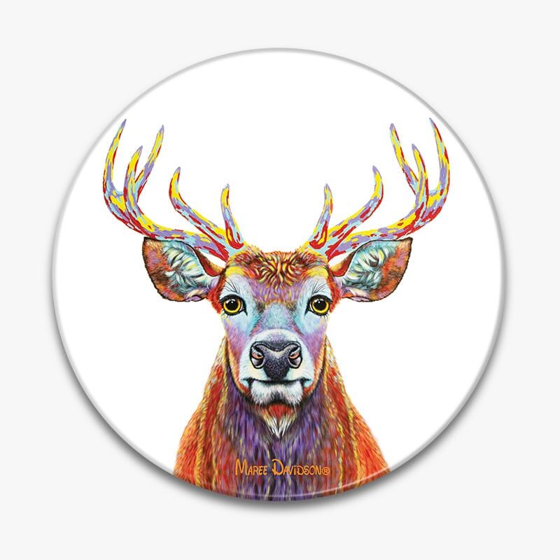 In the Woods Deer - Ceramic Trivet - Image 1