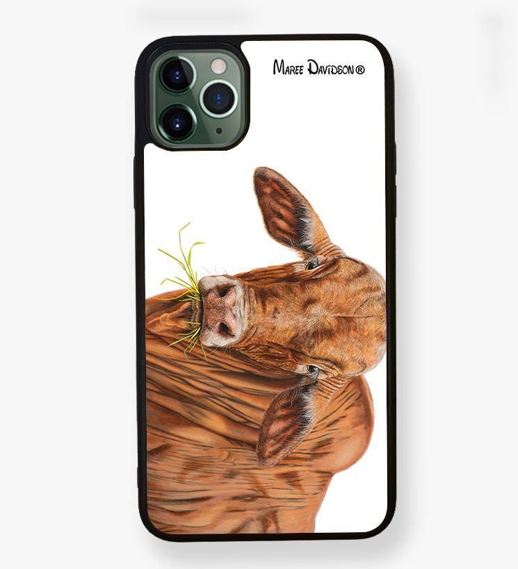 Bruno The Brahman Bull - iPhone Case - Image 1