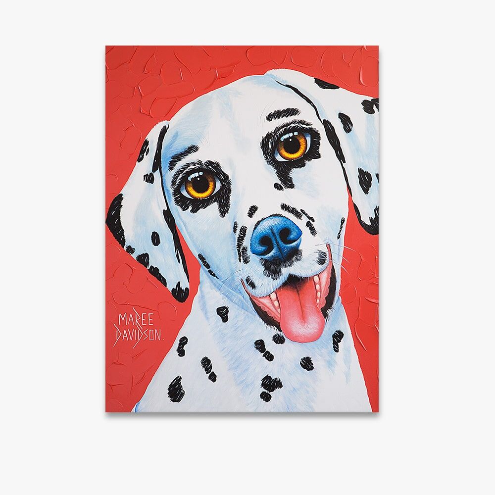 lucky2.jpg Lucky the Dalmatian Dog - Canvas Print - Image 1