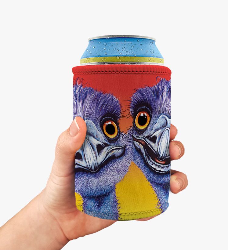Outback Buddies the Emus - Stubby Holder - Image 1