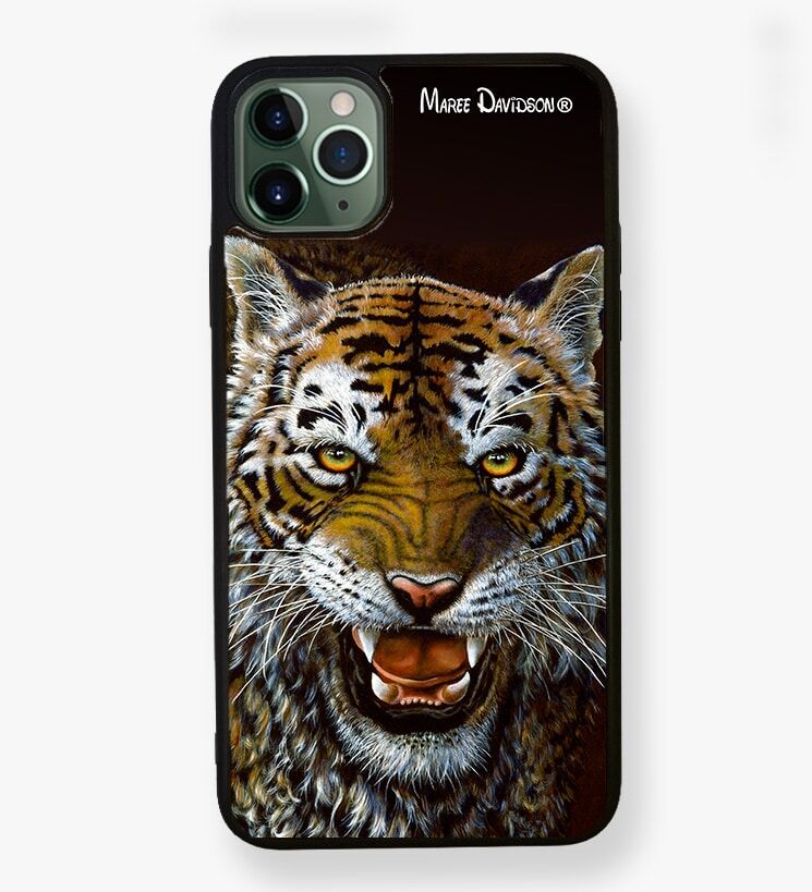showdown-tiger-8.jpg Showdown Tiger - iPhone Case Cover - Image 1