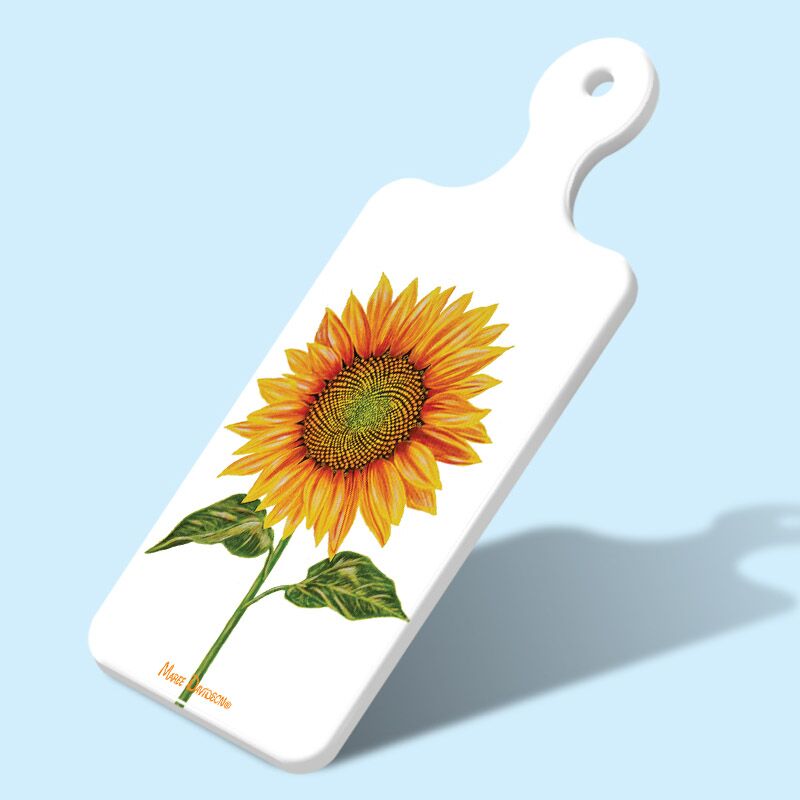 Sunflower - Rectangle Ceramic Cheese Platter - Image 1