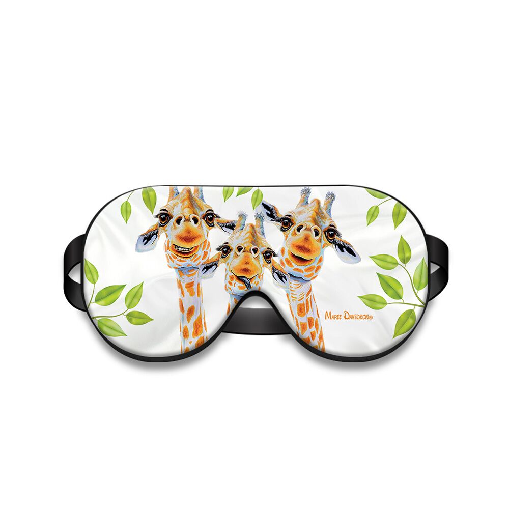 You Make Me Smile the Giraffes - Eye Mask - Image 1