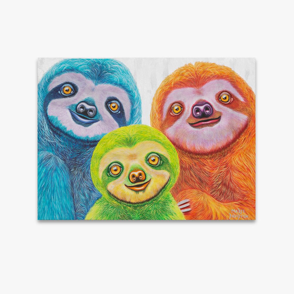 Rainbow Sloths - Original Prints - Image 1