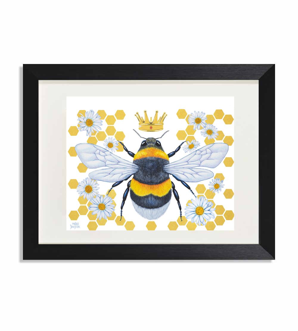 Daisy Queen Bee - Print - Image 1