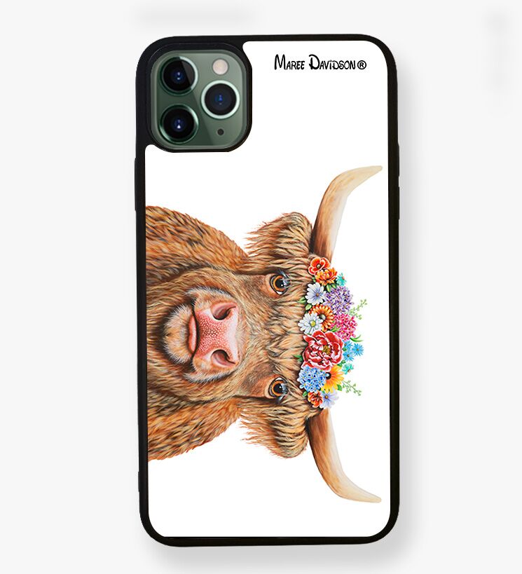 Bonnie the Highland Cow iPhone main Bonnie the Highland Cow - iPhone Case - Image 1