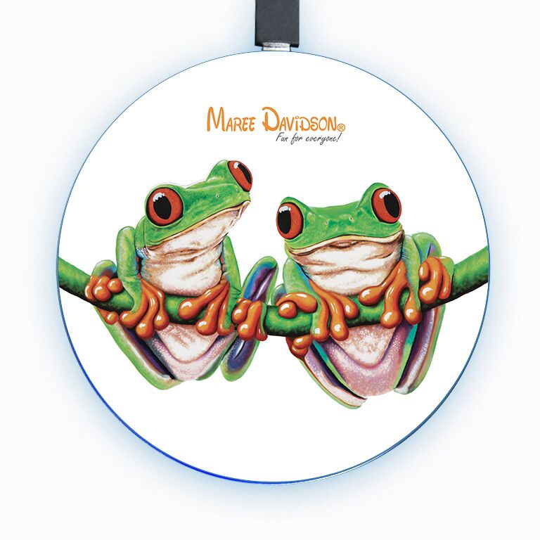 Freddy and Freida the Tree Frogs - Wireless Phone Charges - Image 1