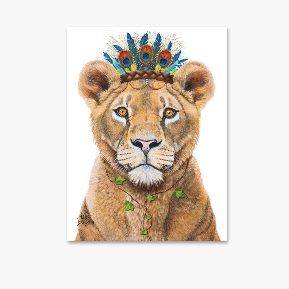 Nala the Lioness - Canvas Print - Image 1