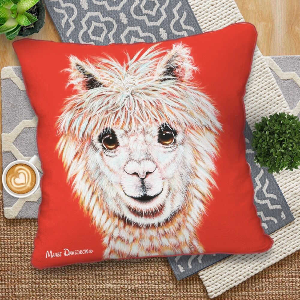 Personality Plus the Alpaca - European Cushion Cover - Image 1
