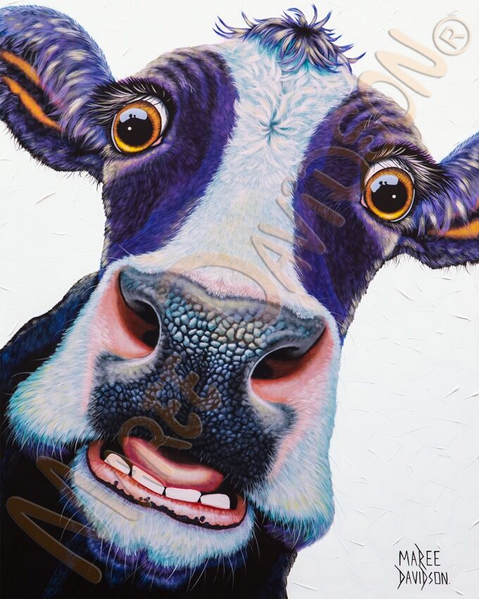 Betsie the Cow - Original Artwork - Image 1