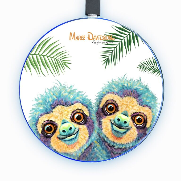 Baby Sloths - Wireless Phone Charger - Image 1