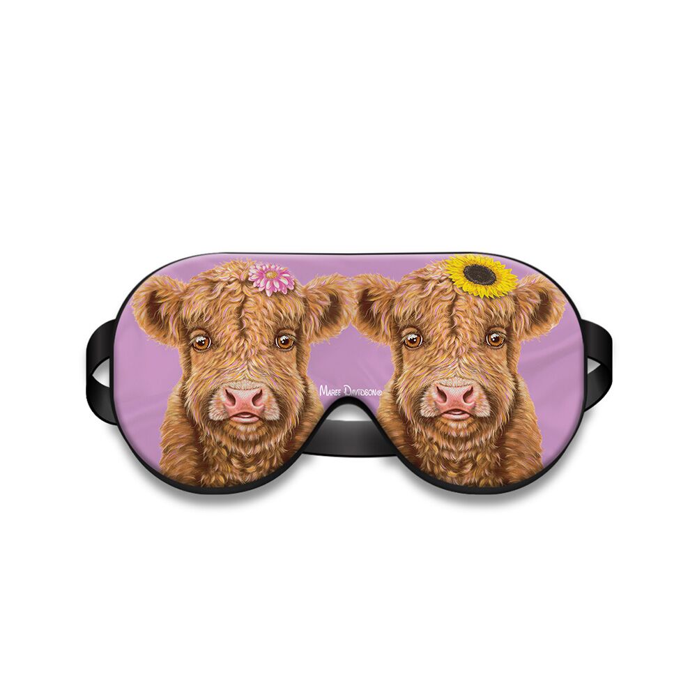Blossom the Baby Highland Cow - Eye Mask - Image 1