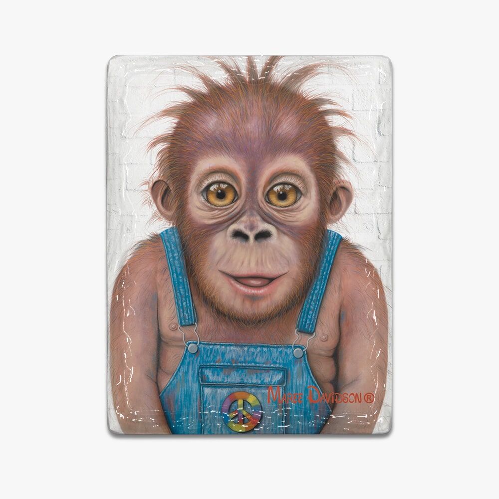 Buddy-5-1.jpg Buddy The Baby Orangutan - Ceramic Magnets - Image 1