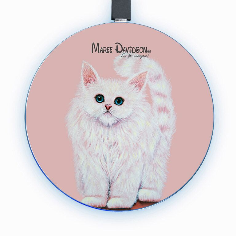 Cashmere Rose Kitten - Wireless Phone Charges - Image 1