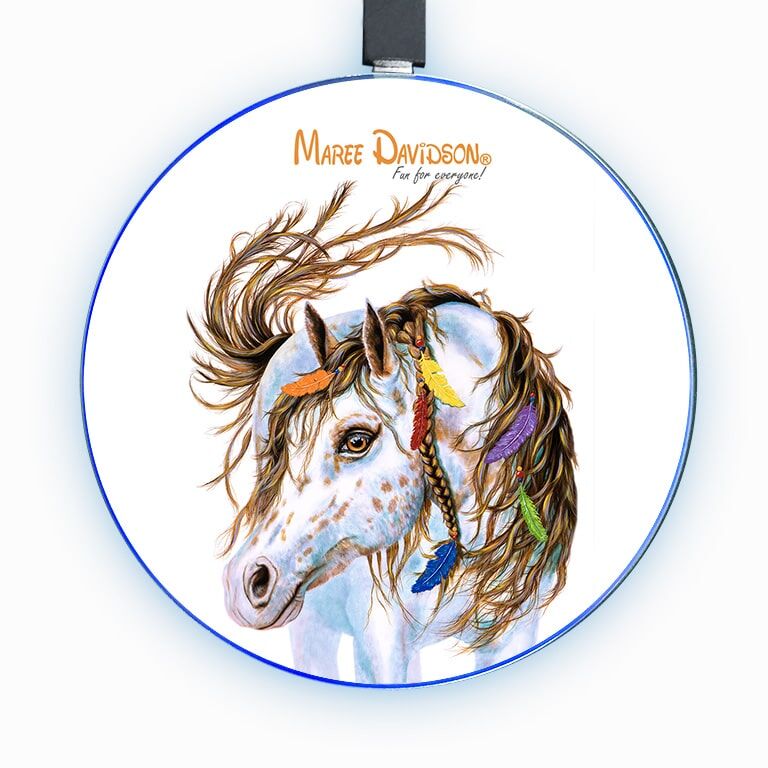 Colours In the Wind The Horse - Wireless Phone Charger - Image 1