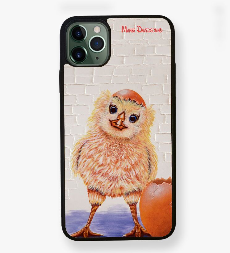 Crack Up the Baby Chick - iPhone Case - Image 1