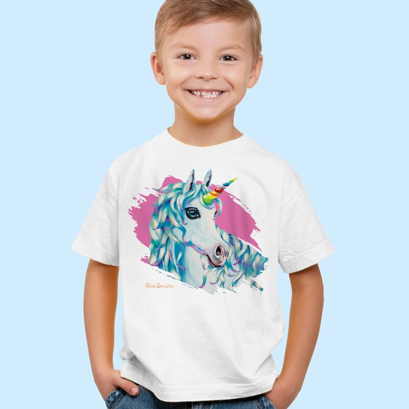 Dream and Believe the Unicorn - Kids T-Shirts - Image 1