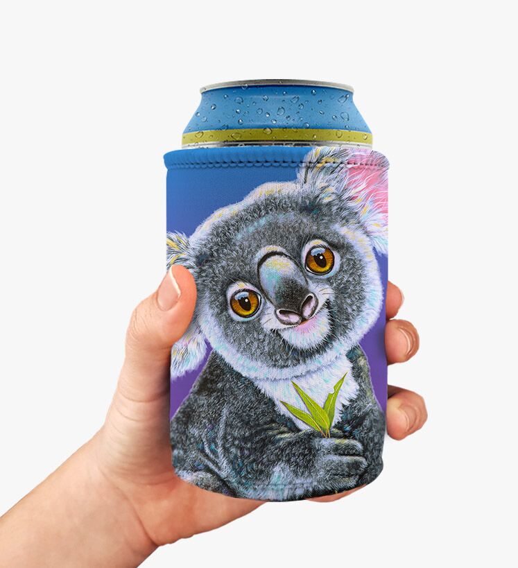 Drop Bear the Koala - Stubby Holder - Image 1