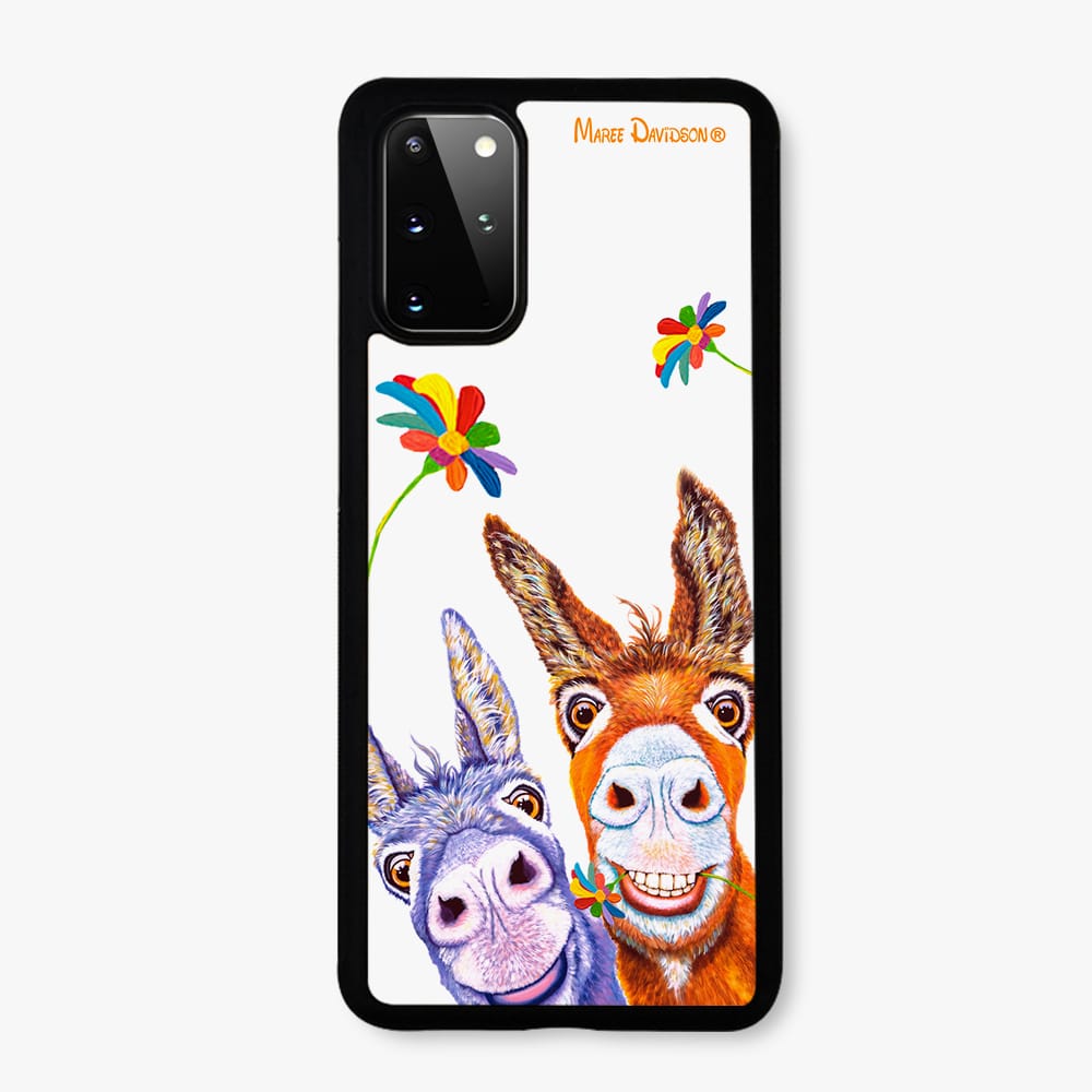 HAPPY-FOREVER-2.jpg Happy Forever Donkeys - Samsung Case Cover - Image 1