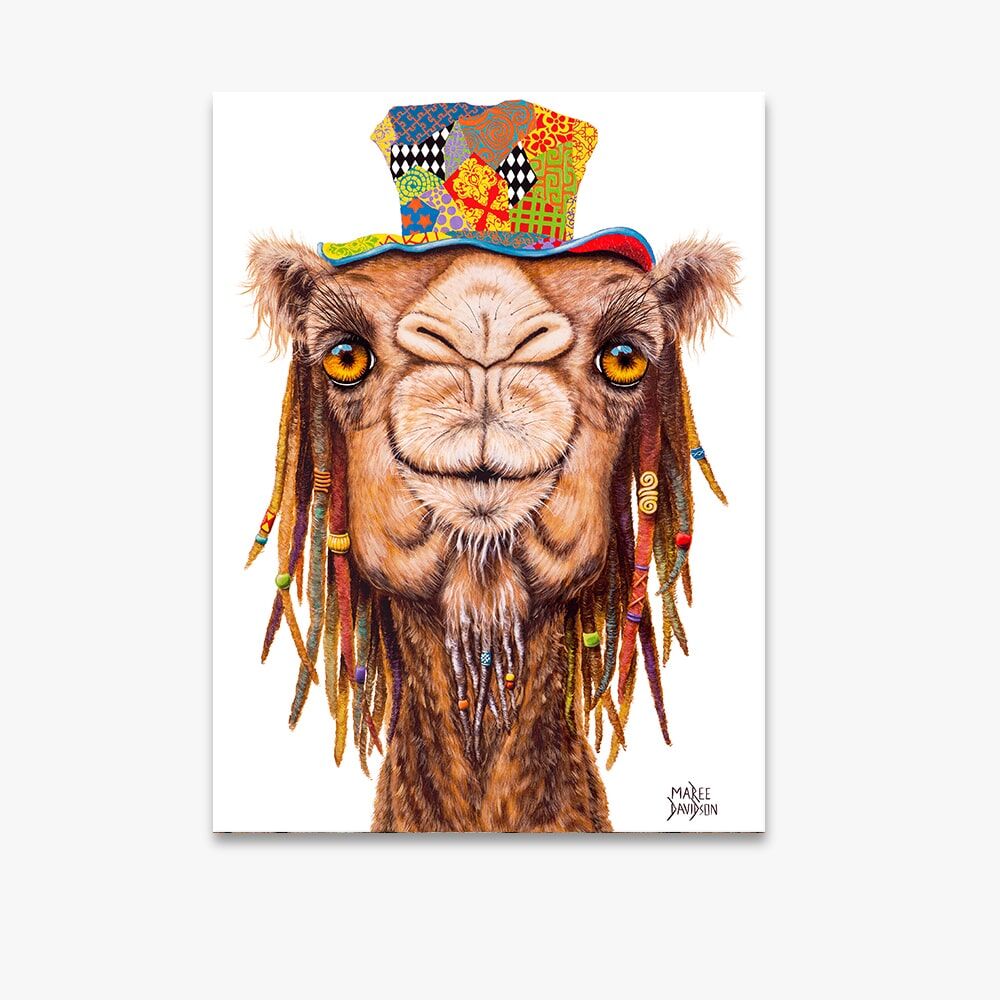 Hippie Camel - Canvas Print - Image 1