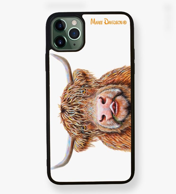 Hamish the Highland Cow - iPhone Case Cover - Image 1