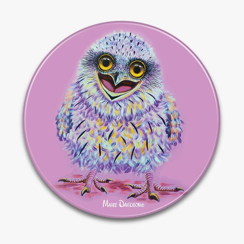 Happy Days the Owl - Ceramic Trivet - Image 1