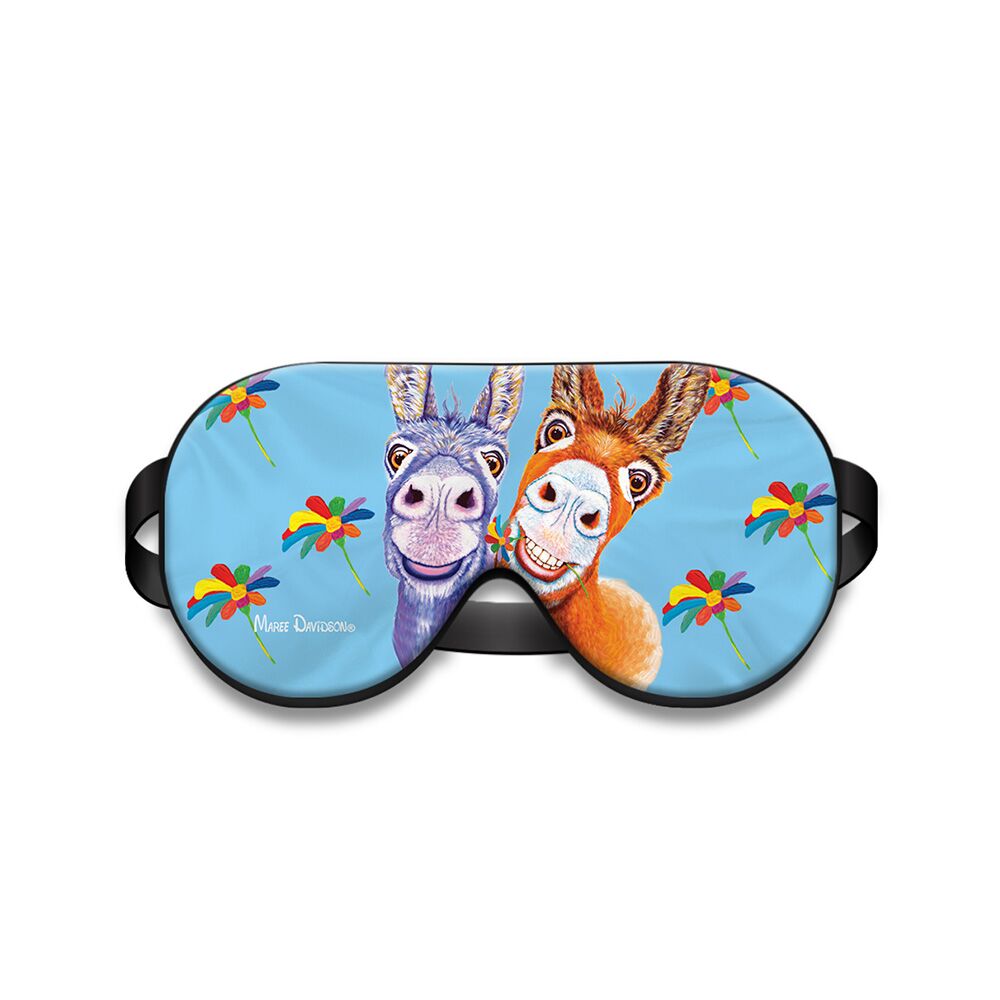 Happy Forever Donkeys - Eye Mask - Image 1