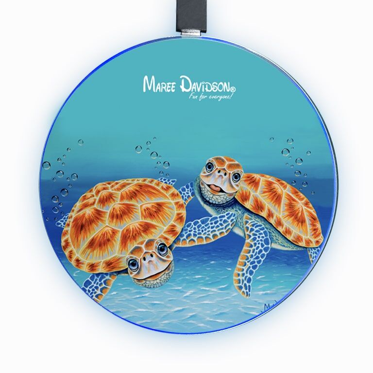 Happy Together the Turtles - Wireless Phone Charger - Image 1