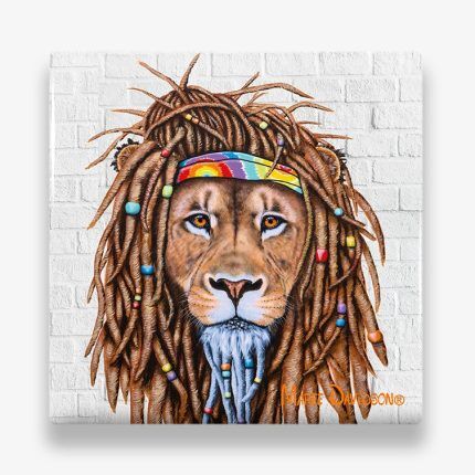 【HPS別注】MARIHA Ancient Memories Sun Lion The Hippie Lion - Original Prints