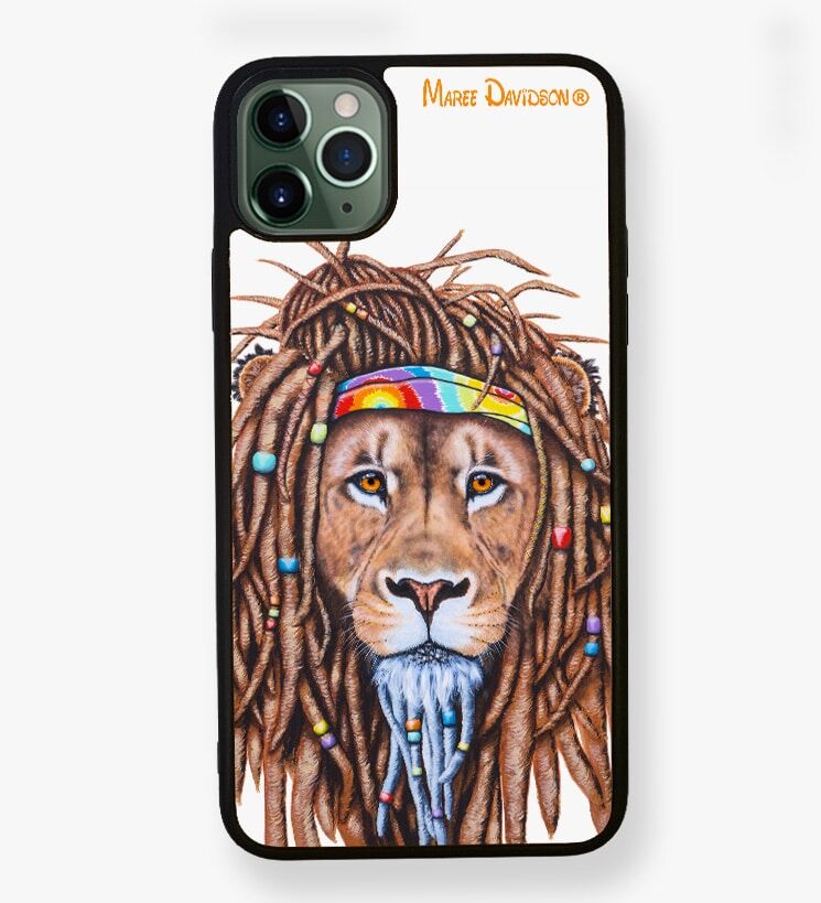 Hippie Lion - iPhone Case Cover - Image 1
