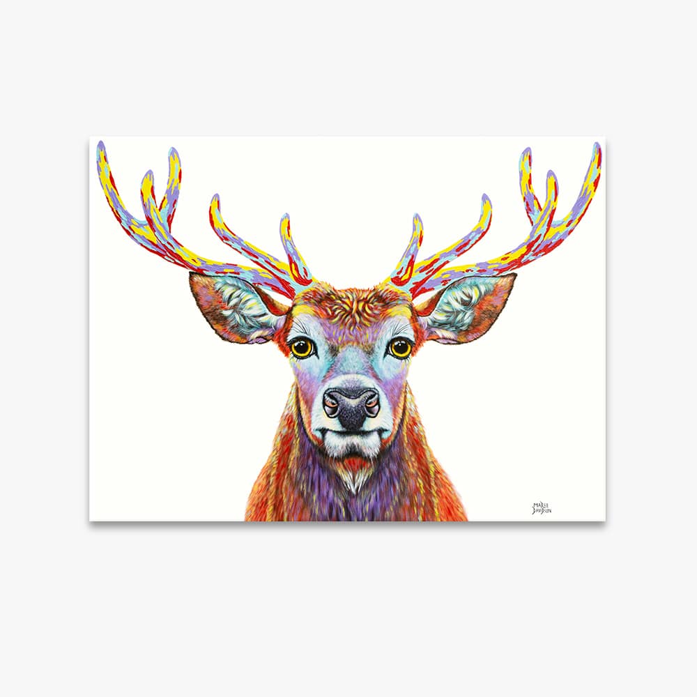 IN-THE-WOODS-10.jpg In the Woods Deer - Canvas Print - Image 1