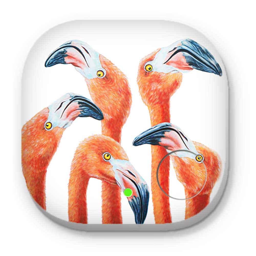 Group Chat Flamingos - Phone and Key Finders - Image 1