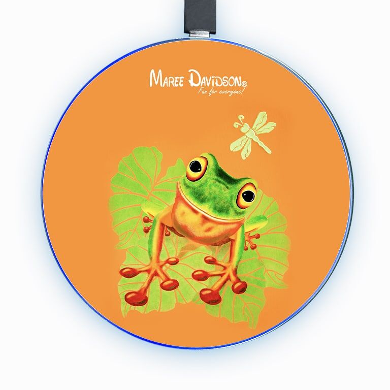 Leapfrog the Queensland Tree Frog - Wireless Phone Charger - Image 1