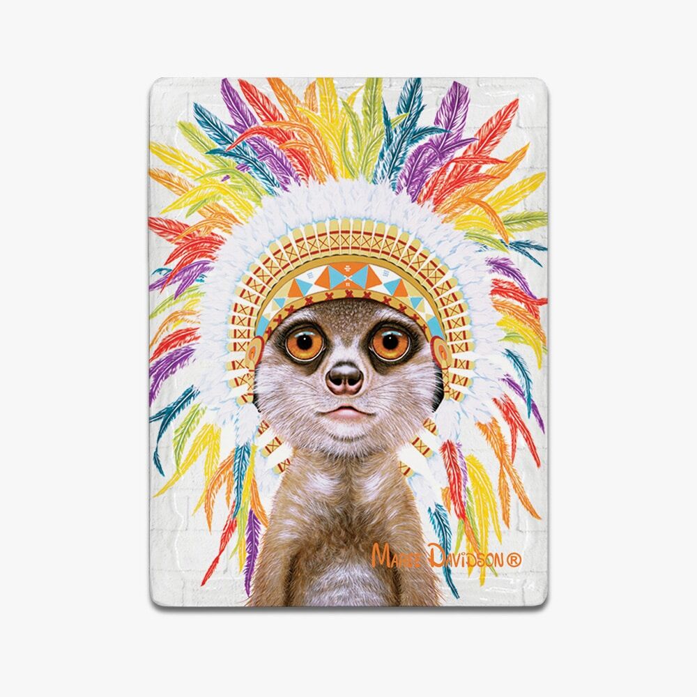 Little-Chief-7-1.jpg Little Chief The Meerkat - Ceramic Magnets - Image 1