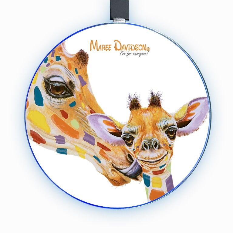 My Mum the Giraffes - Wireless Phone Charger - Image 1