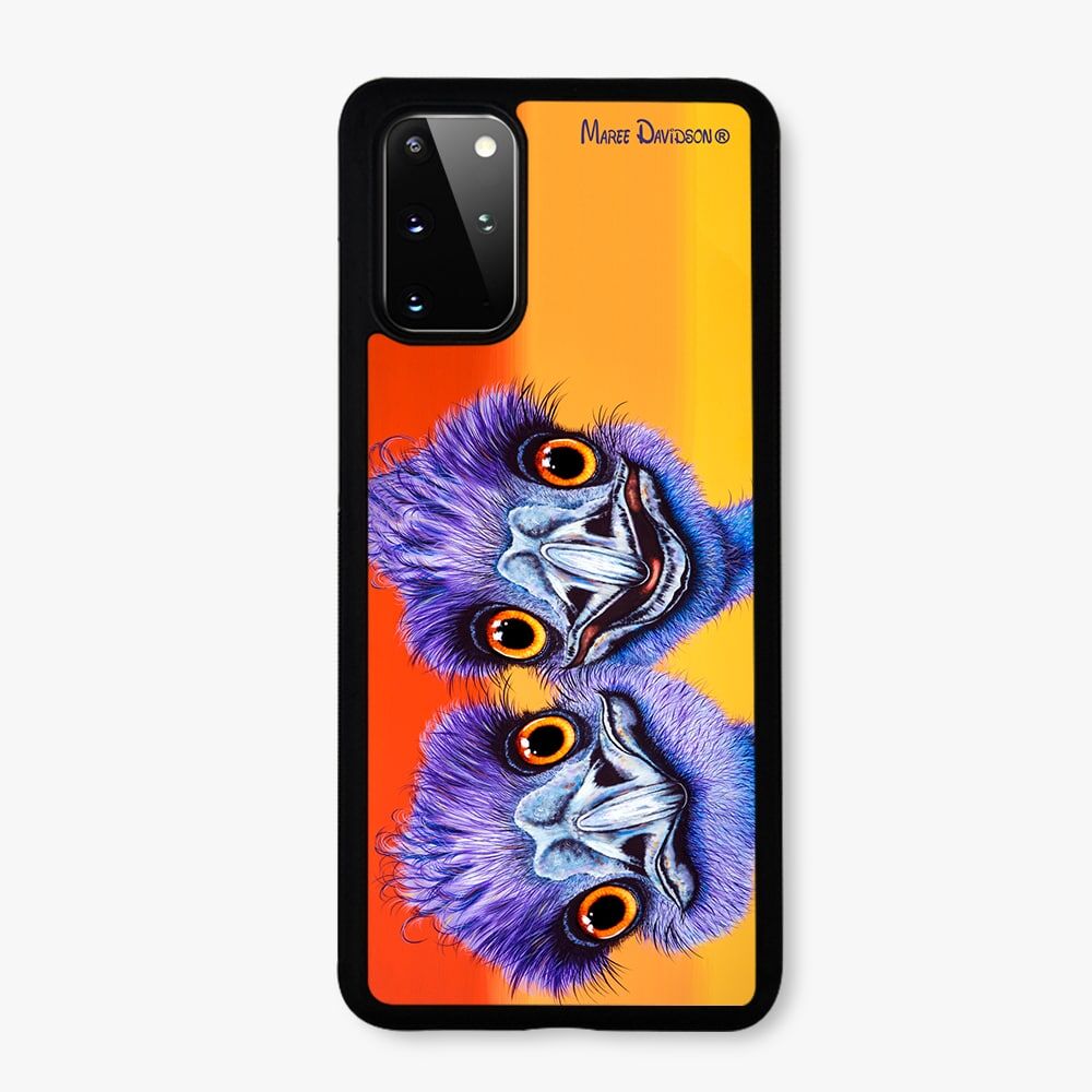 Outback Buddies the Emus - Samsung Case Cover - Image 1