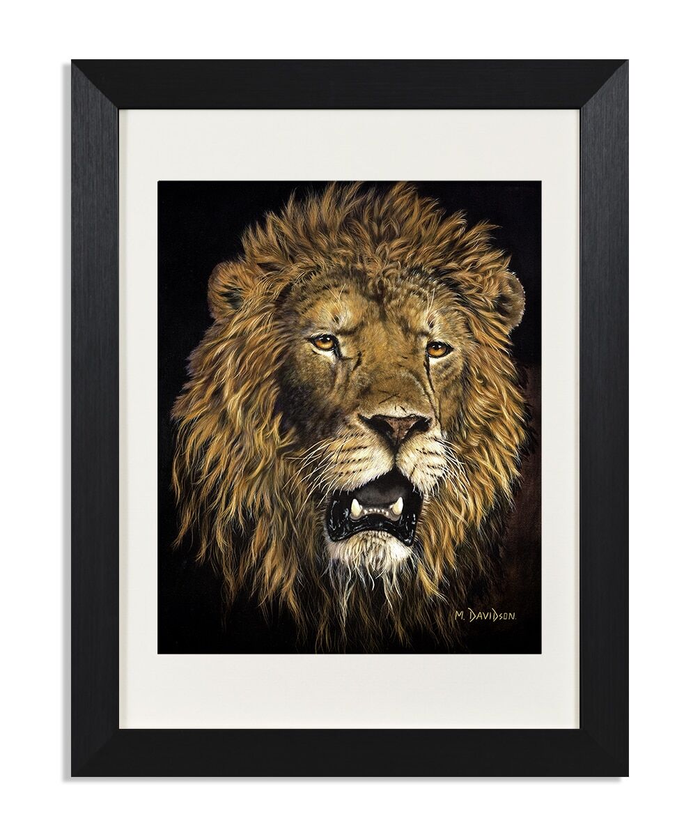 Old-Hero-Maree-Davidson-Art.jpg Old Hero the Lion - Print - Image 1