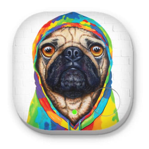 Pug 4 Life the Hoodie Dog - Phone and Key Finders - Image 1