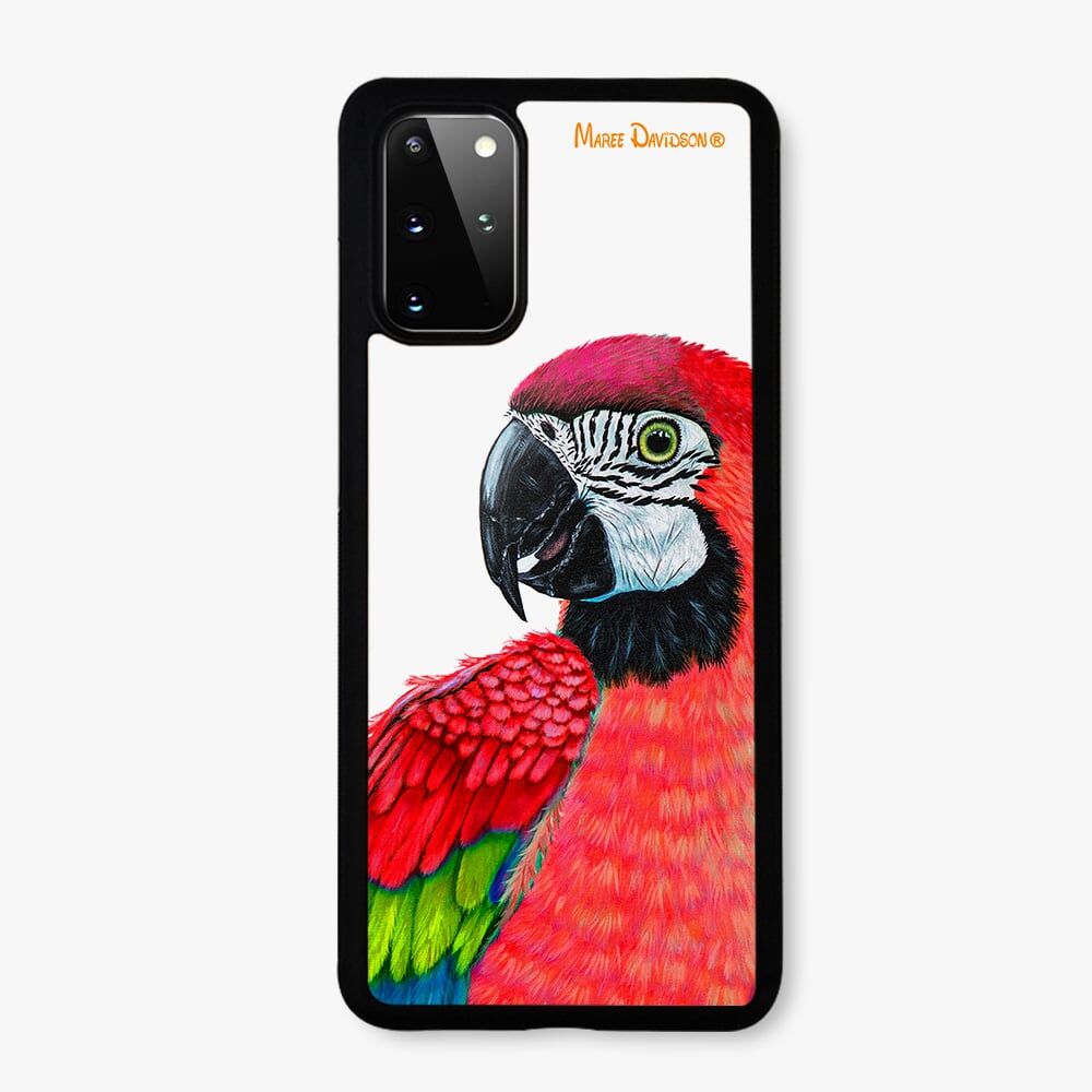 Red Macaw Bird - Samsung Case Cover - Image 1
