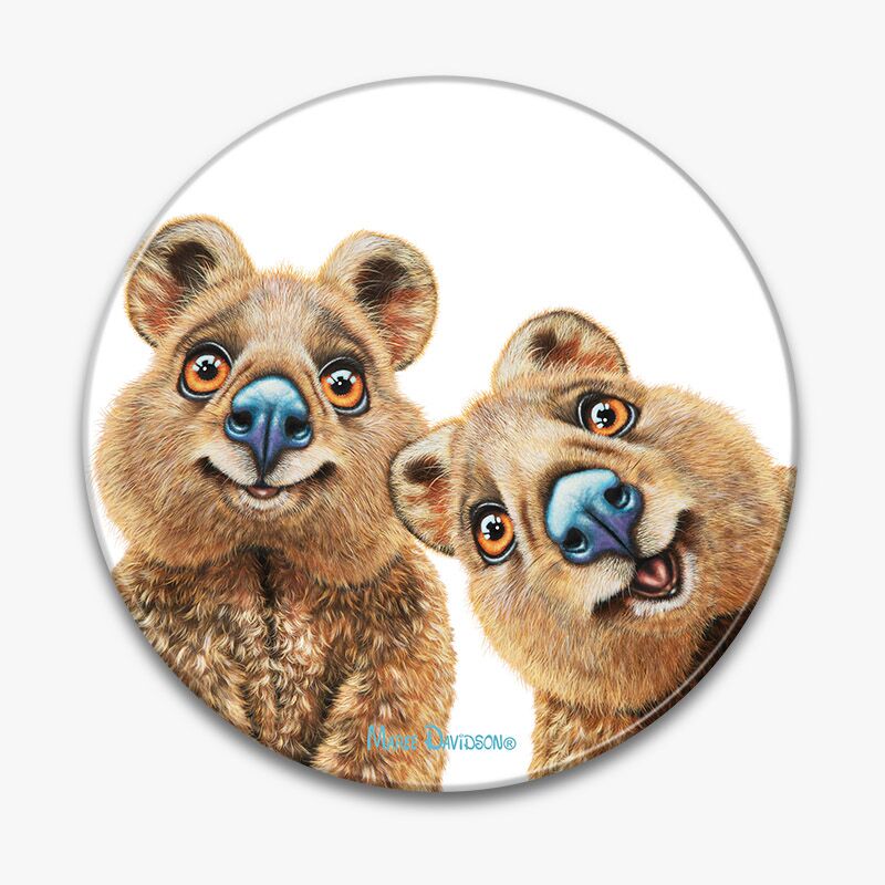 Round-Trivets-9-1.jpg Meet the Quokkas - Ceramic Trivet - Image 1