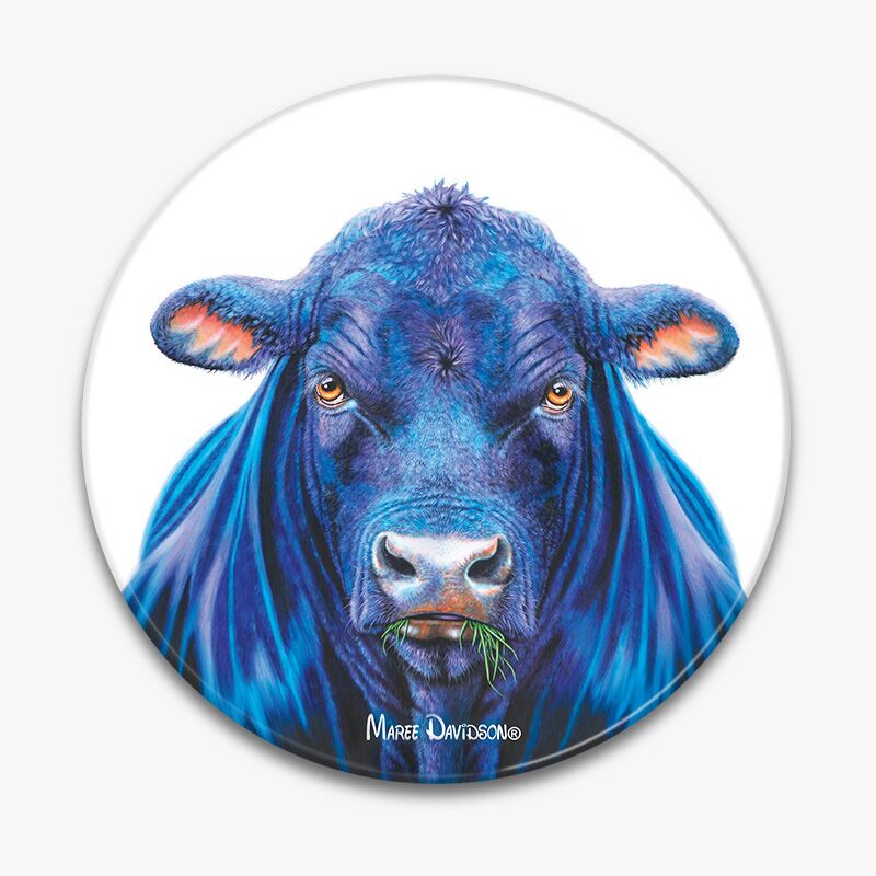 Ace the Angus Bull - Ceramic Trivet - Image 1