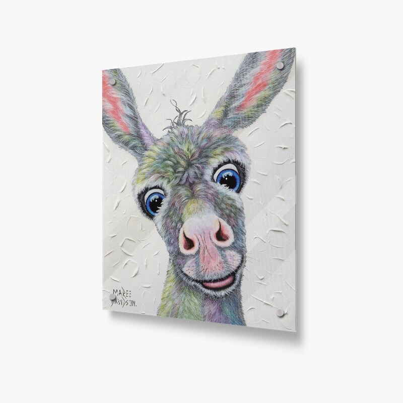 SPUD BABY DONKEY - Acrylic Glass Panel - Image 1