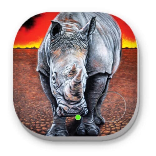 Sunset Rhino - Phone and Key Finders - Image 1