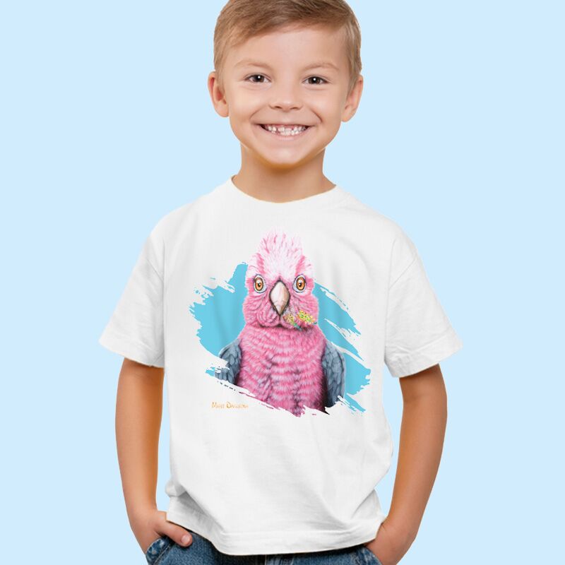 Trixie the Galah Bird - Kids T-Shirts - Image 1